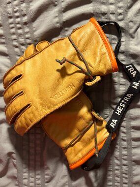 Hestra Wakayama 5 - Finger Gloves Size 9 Unisex, Cork/Brown